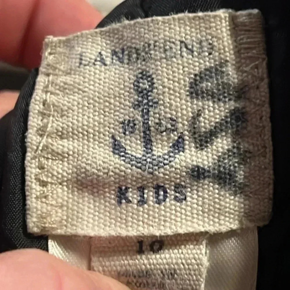 Lands end grow along kids snow pants 10 Black sled ride snowmobile‎ adjustable - Picture 6 of 9